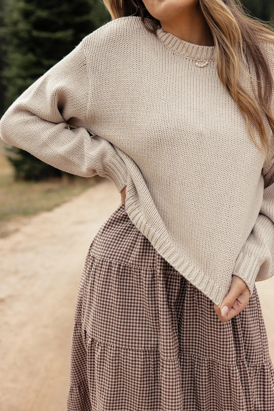 Afternoon Train Cropped Sweater