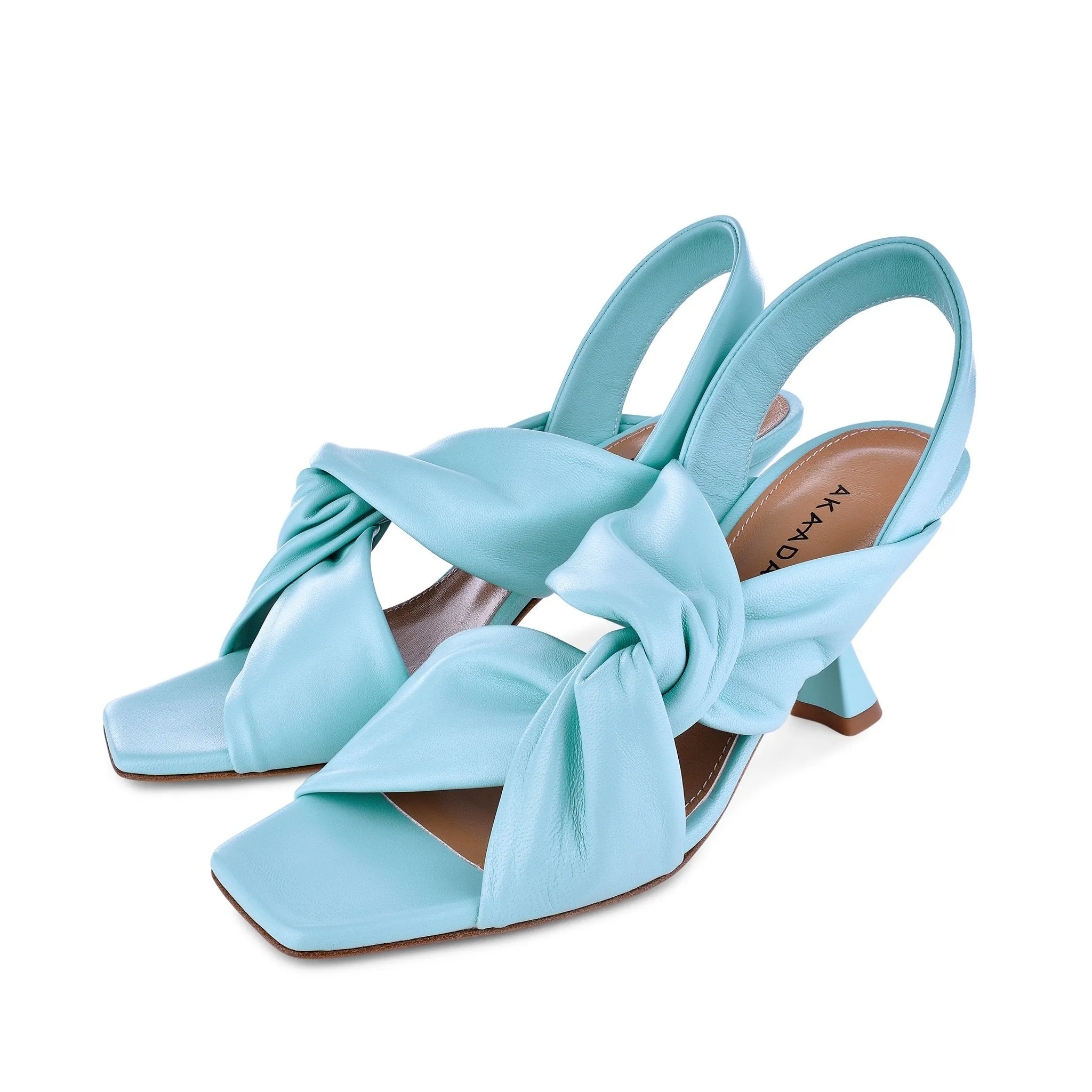 Asami Sky Blue Soft Nappa Sandals