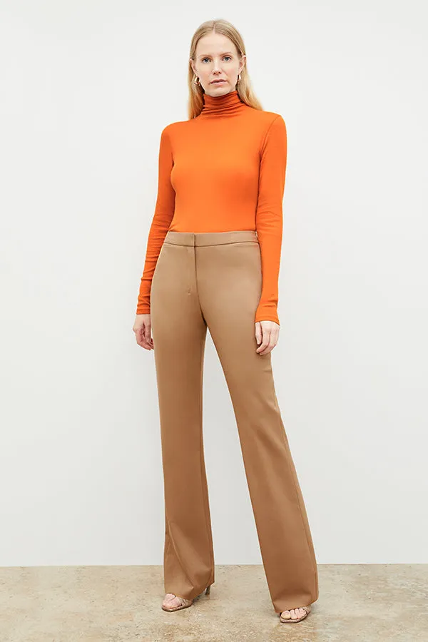 Axam Turtleneck - Ribbed Pima Cotton :: Clementine