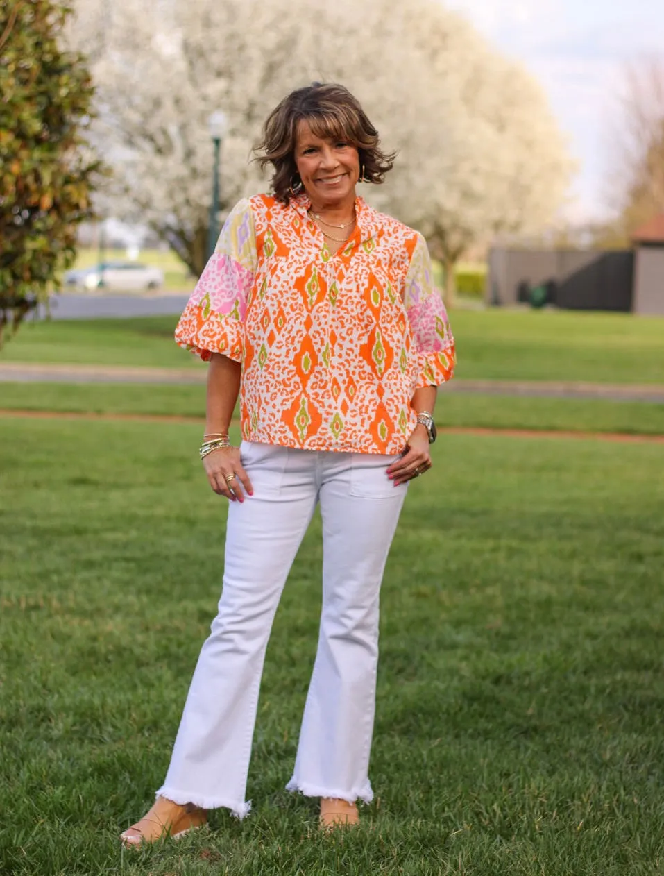 Bright and Sunny Puff Sleeve Top