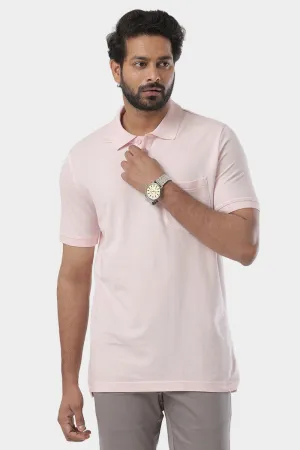 Golf Polo - Baby Pink T-Shirts For Men | Ariser