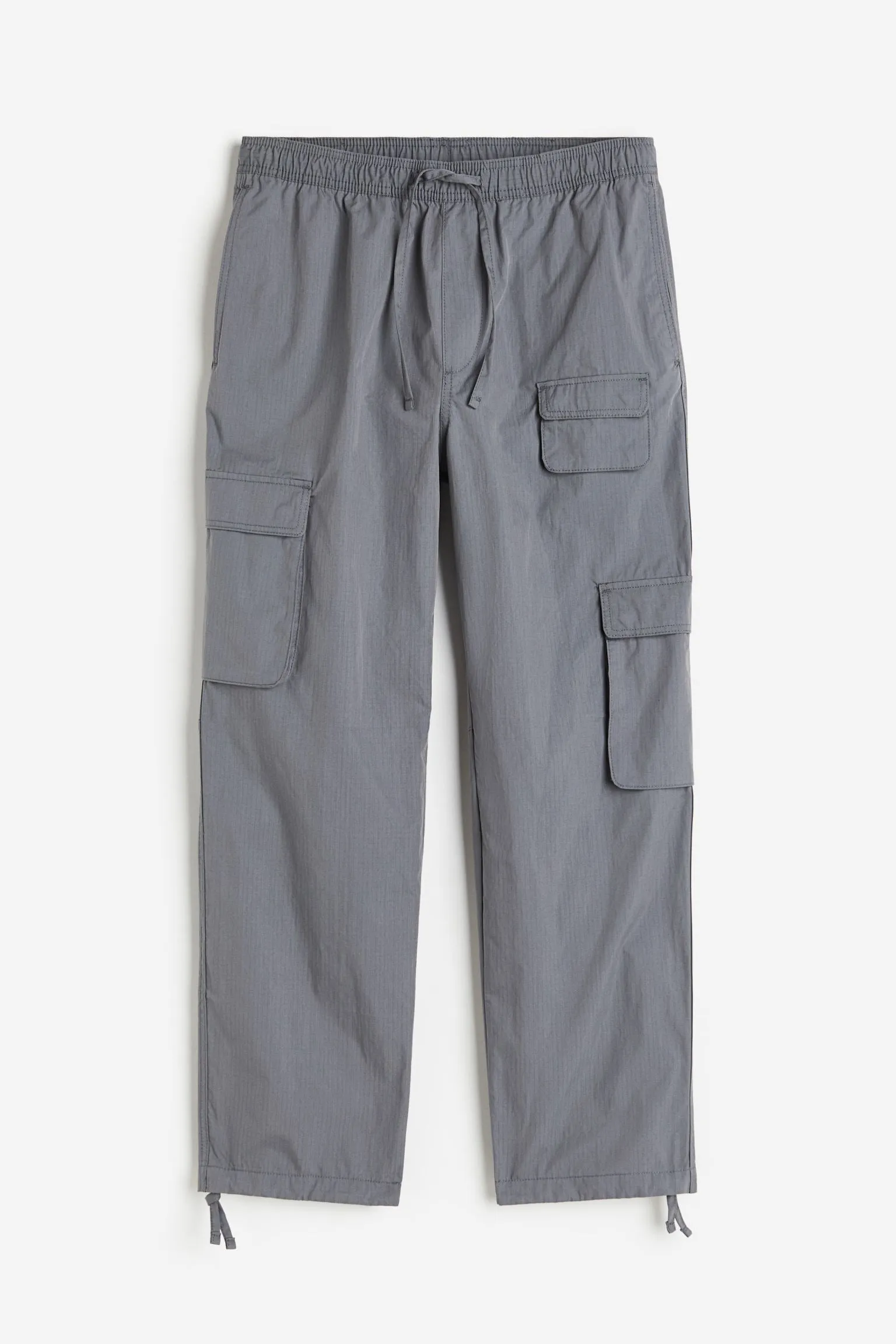 H&M Relaxed Fit Cargo Pants, gray