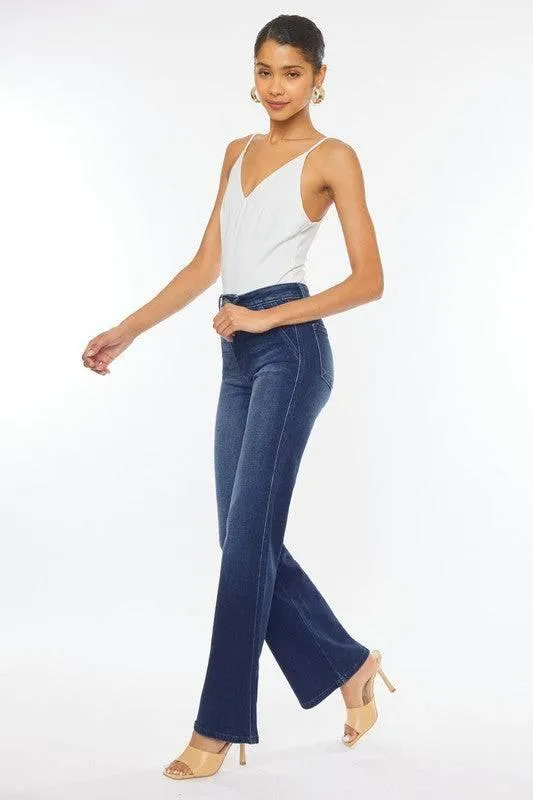 High Rise Slim Kancan Flare Jeans