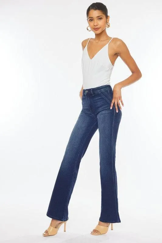 High Rise Slim Kancan Flare Jeans