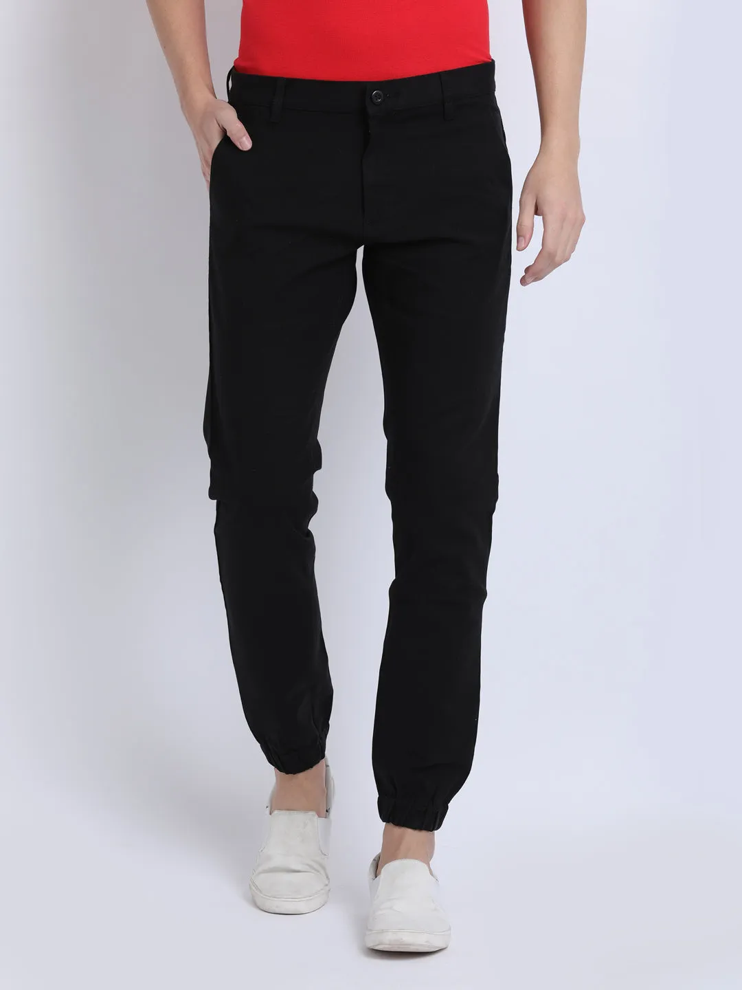 JDC Casual Solid Jogger Trouser - Blue