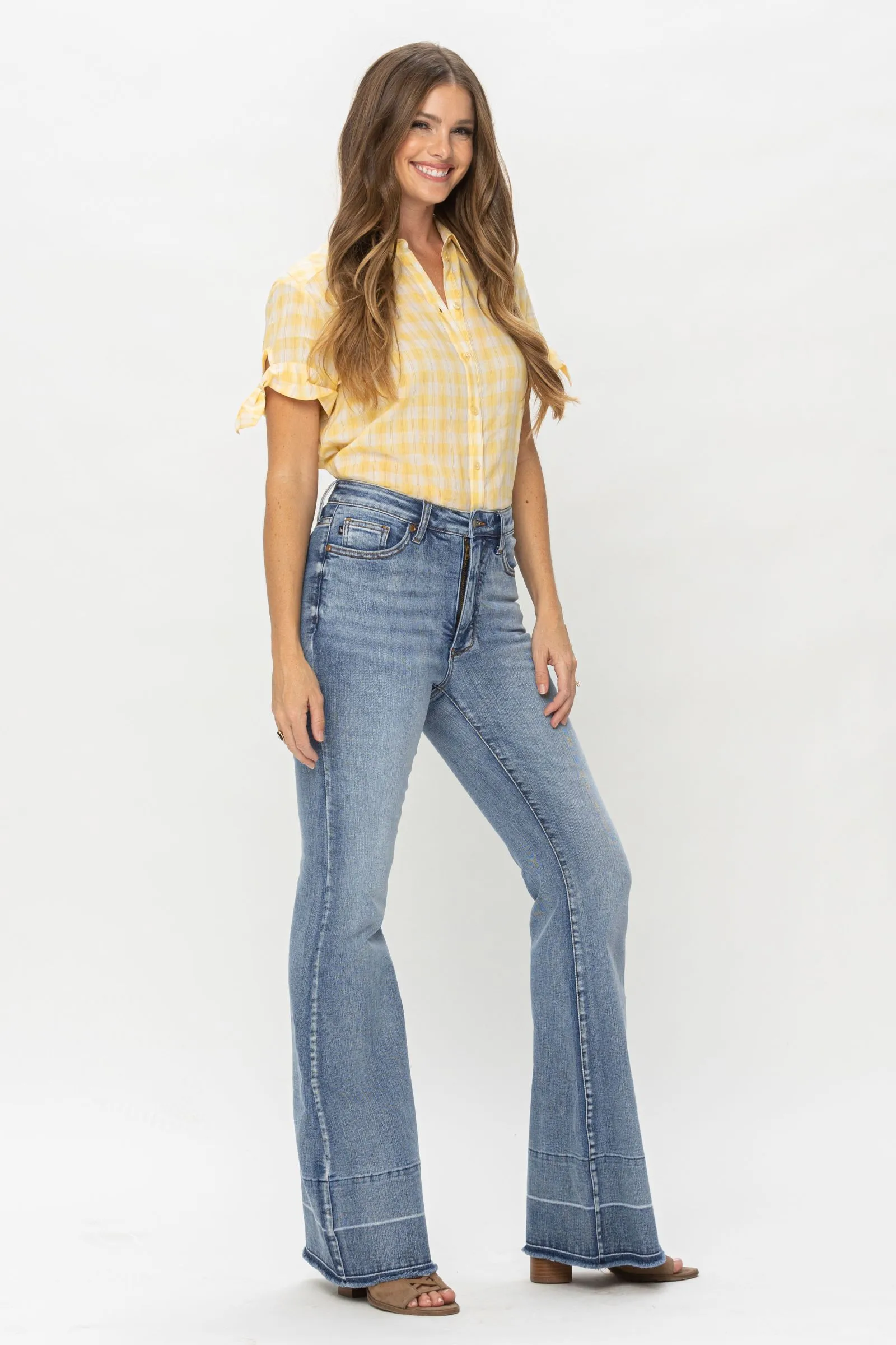 Judy Blue HW "Tummy Control" Release Hem Flare