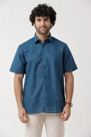 Jute Classic - Mild Blue Formal Shirt For Men | Ariser