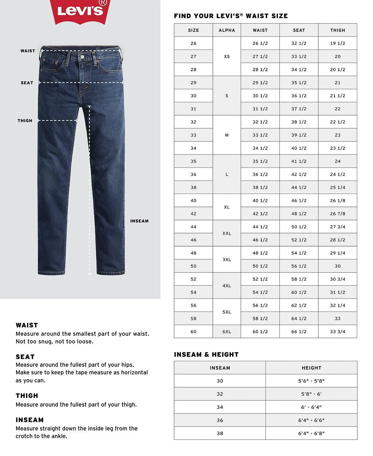 Levi's Men's 514 Straight Fit Jeans, Multi