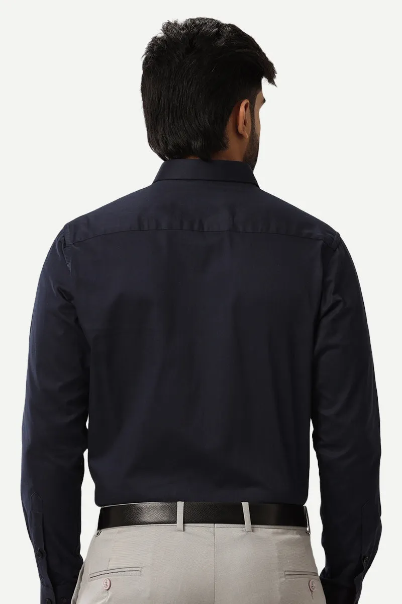 Monti - Navy Formal Shirts for Men | Ariser