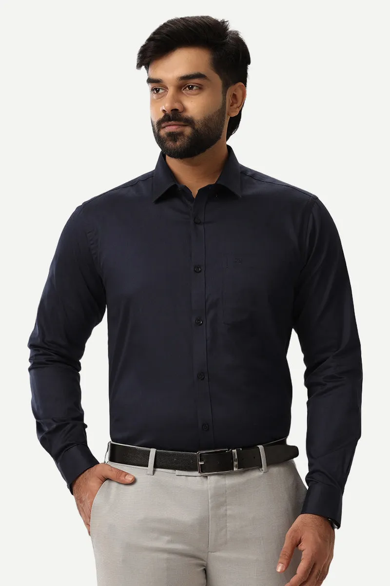 Monti - Navy Formal Shirts for Men | Ariser