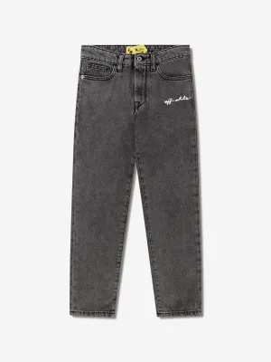 Off-White Boys OW Script Denim Jeans