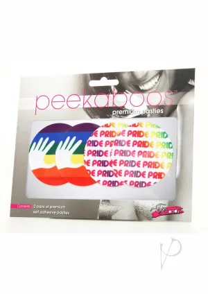 Peekaboo Pride Circles Rainbow(disc)