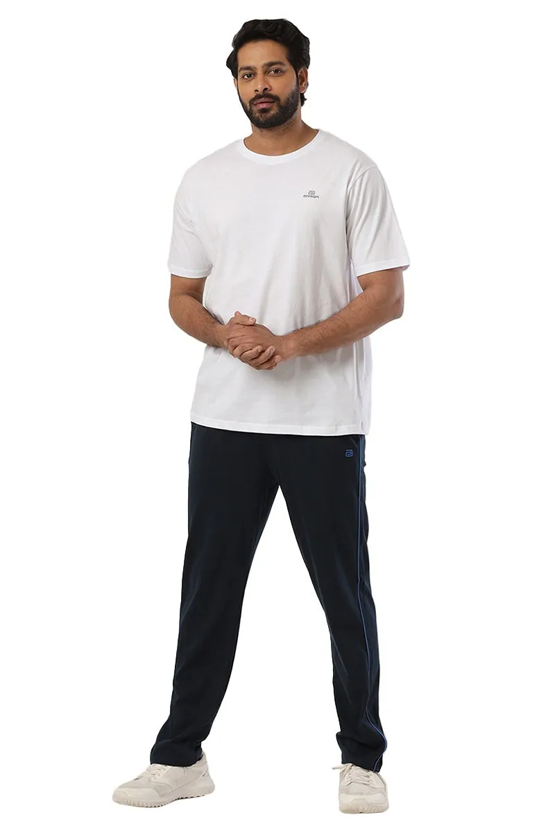 Round Neck - White Solid T-Shirts For Men | Ariser