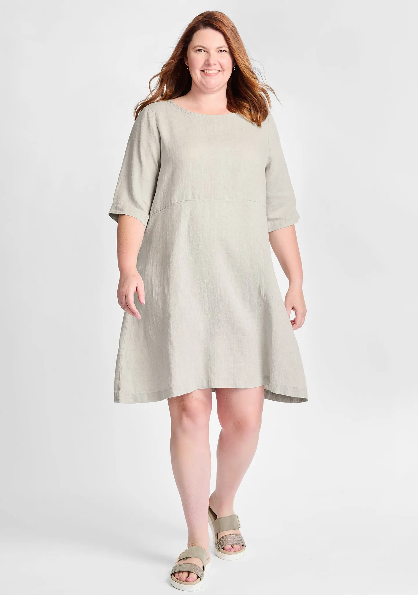 Simple Dress - Linen Shift Dress - FINAL SALE