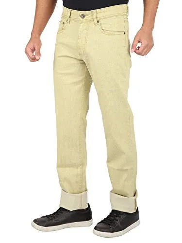 Wabba Jeans Men's Regular Fit Jeans (wb-906-1_30_Beige)