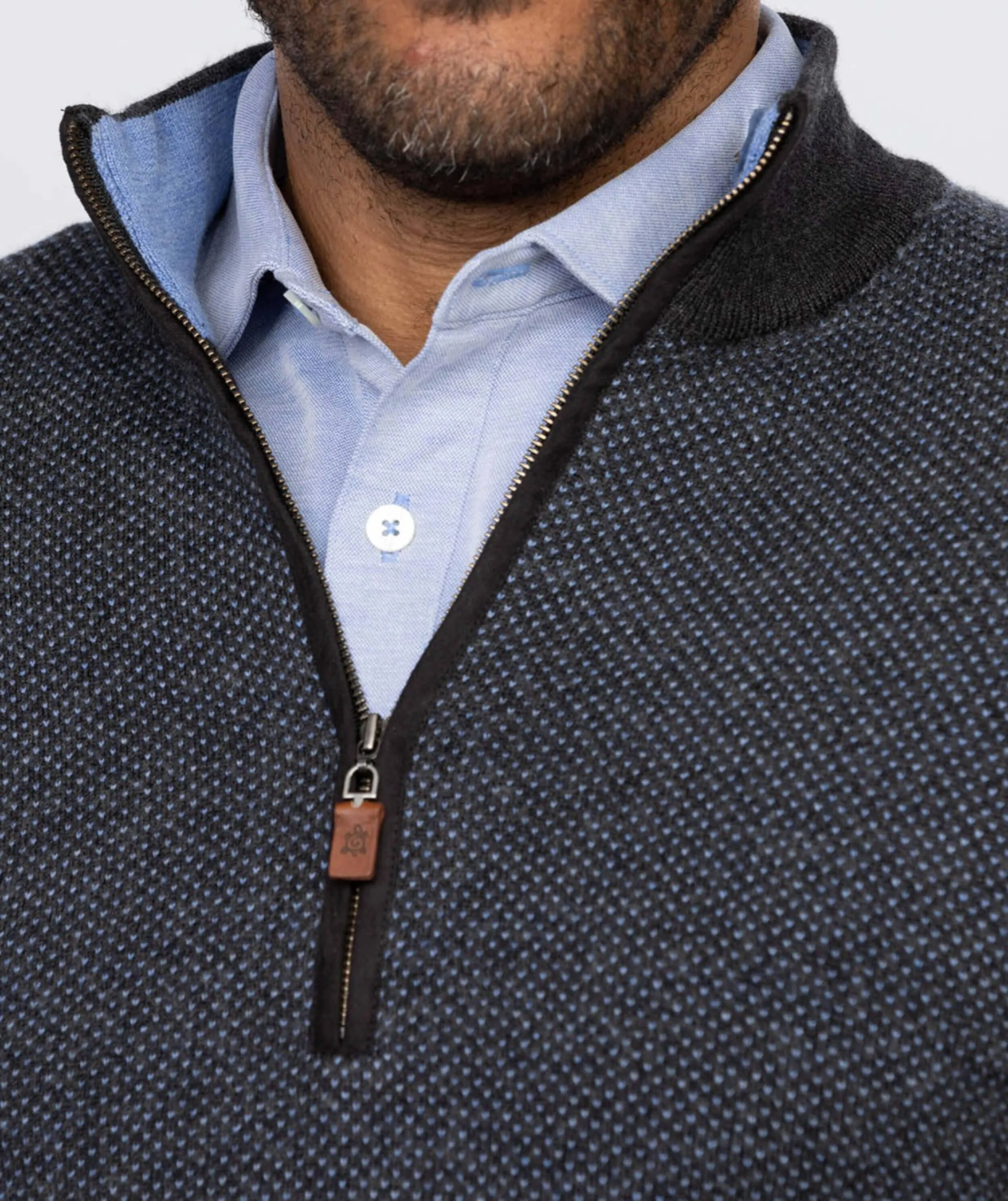 Walt Birdseye Quarter Zip Pullover