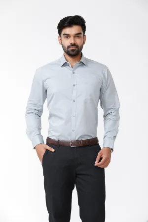 Zurich - Gray Formal Shirts for Men | Ariser